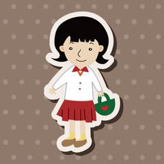 family girl character theme elements