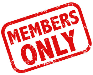 Members only stempel rot