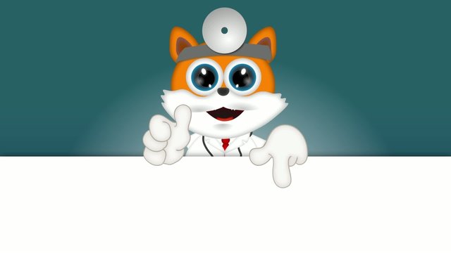 Marvin Cat Pet Veterinarien Cartoon Animal funny