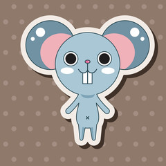 animal mouse cartoon theme elements