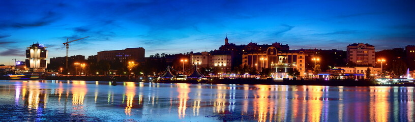 Rostov-on-Don. Russia. Panarama of the quay