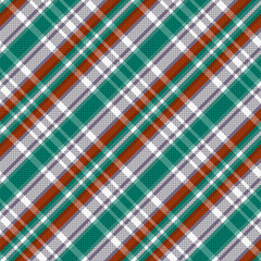 Diagonal tartan seamless texture in red different hues