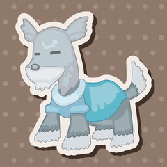 animal dog cartoon theme elements
