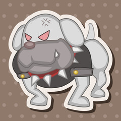 animal dog cartoon theme elements