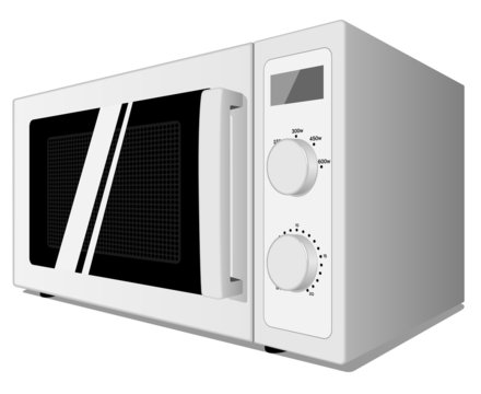 Illustration of microwave oven