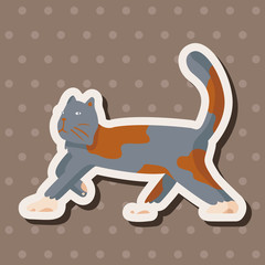 animal cat cartoon theme elements