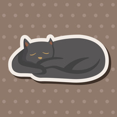 animal cat cartoon theme elements