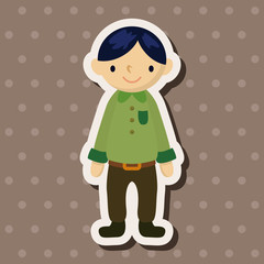 people character theme elements