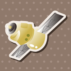 Space Satellite theme elements