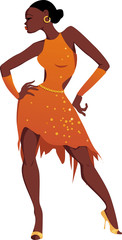 Female samba dancer