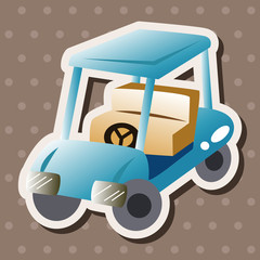 golf equipment theme elements