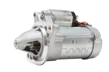 starter motor car on a white background