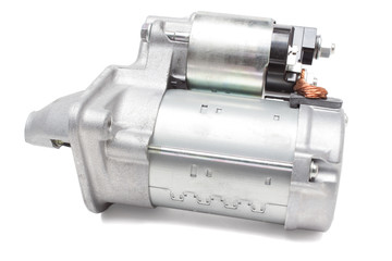 starter motor car on a white background