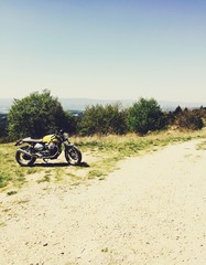 Fototapeta na wymiar Tuscany Motorcycle