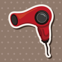hair products theme hair dryer elements
