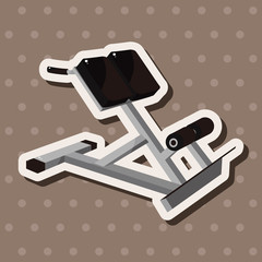 Fitness Equipment theme elements