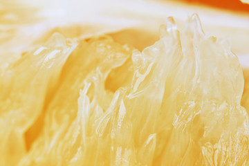 Lemon, macro view