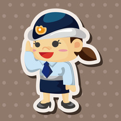 policeman theme elements