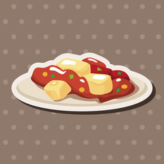 chinese food theme elements