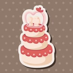 wedding cake theme elements