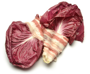 Obraz premium Radiccio rosso y Панчетта