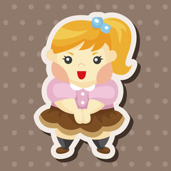 family girl character theme elements