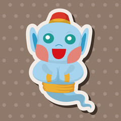 fairytale Aladdin story theme elements