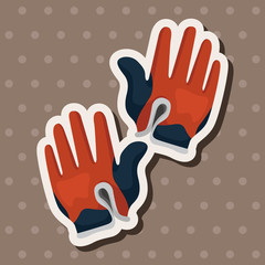 Bicycles equipment theme elements