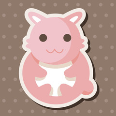 animal rabbit cartoon theme elements