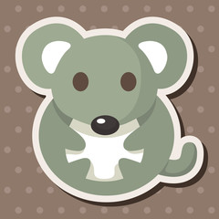 animal mouse cartoon theme elements