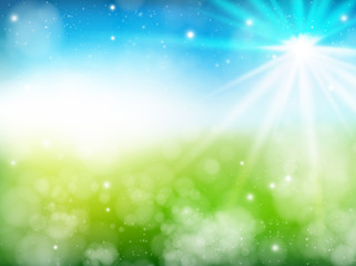 初夏　新緑　背景 © J BOY