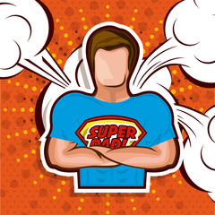 Obraz premium Fathers day design