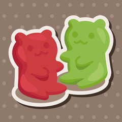 candy theme elements