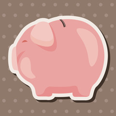 piggybank theme elements