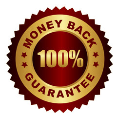 Money back guarantee seal