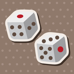 casino dice theme elements