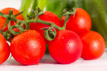 Fresh organic tomatoes