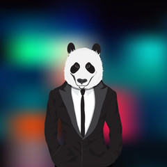 Stylish panda