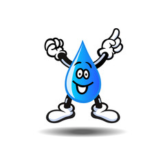 water drop cartoon