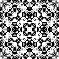 Seamless Line and Circle Pattern