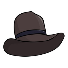 hat isolated illustration
