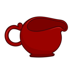 tea kettle isolated illustration