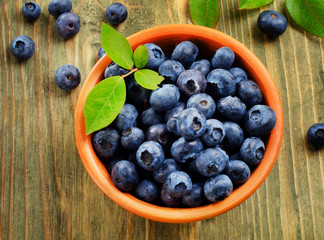 Fresh blueberries