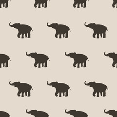 seamless elephant pattern