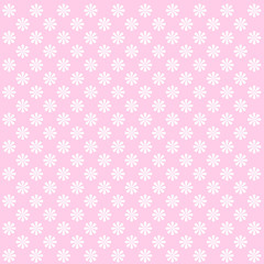 Pink floral  pattern.