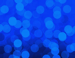 Blue blurred lights background / wallpaper