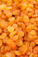 Tasty Golden Dried Raisins Heap