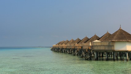 The Water villa Lagoon Maldives resort Landscape