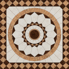 Stone floor pattern tiles
