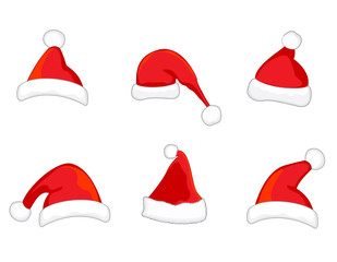 Santa hat isolated on white
